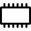 Memory chip icon